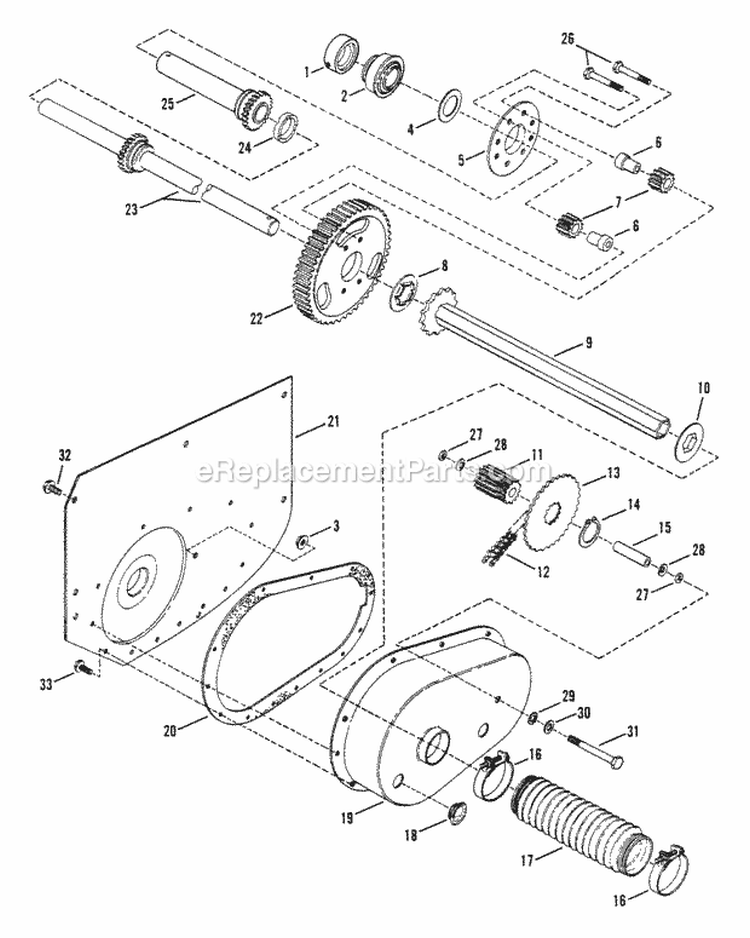 Differential RH Fender Diagram and Parts List for 421613BVE1  Snapper Lawn Tractor