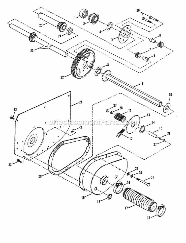 Differential RH Fender Diagram and Parts List for 421614BVE  Snapper Lawn Tractor