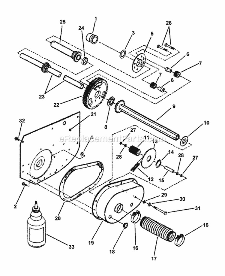 Differential R H Fender Diagram and Parts List for 421823BVE 84880 Snapper Lawn Tractor