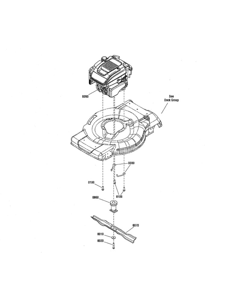 Engine Diagram and Parts List for 7800829 SPXV22725 Snapper Lawn Mower
