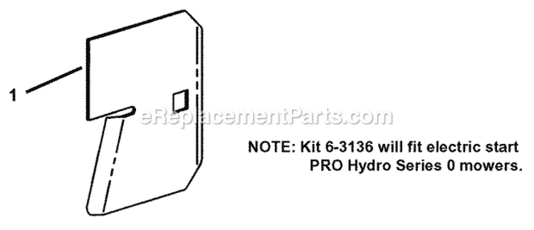 Shift Arm Extension Diagram and Parts List for 7063136  Snapper Lawn Tractor Accessories