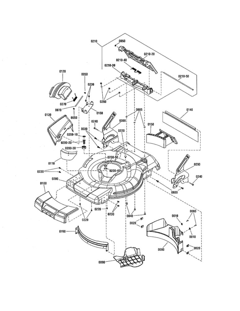 Deck - 22 Inch Rwd Diagram and Parts List for 7800829 SPXV22725 Snapper Lawn Mower