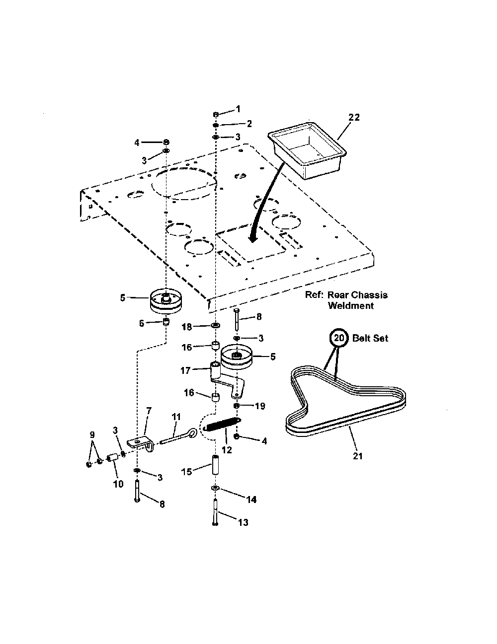 Traction drive Diagram and Parts List for NZMX30614KH  Snapper Lawn Mower