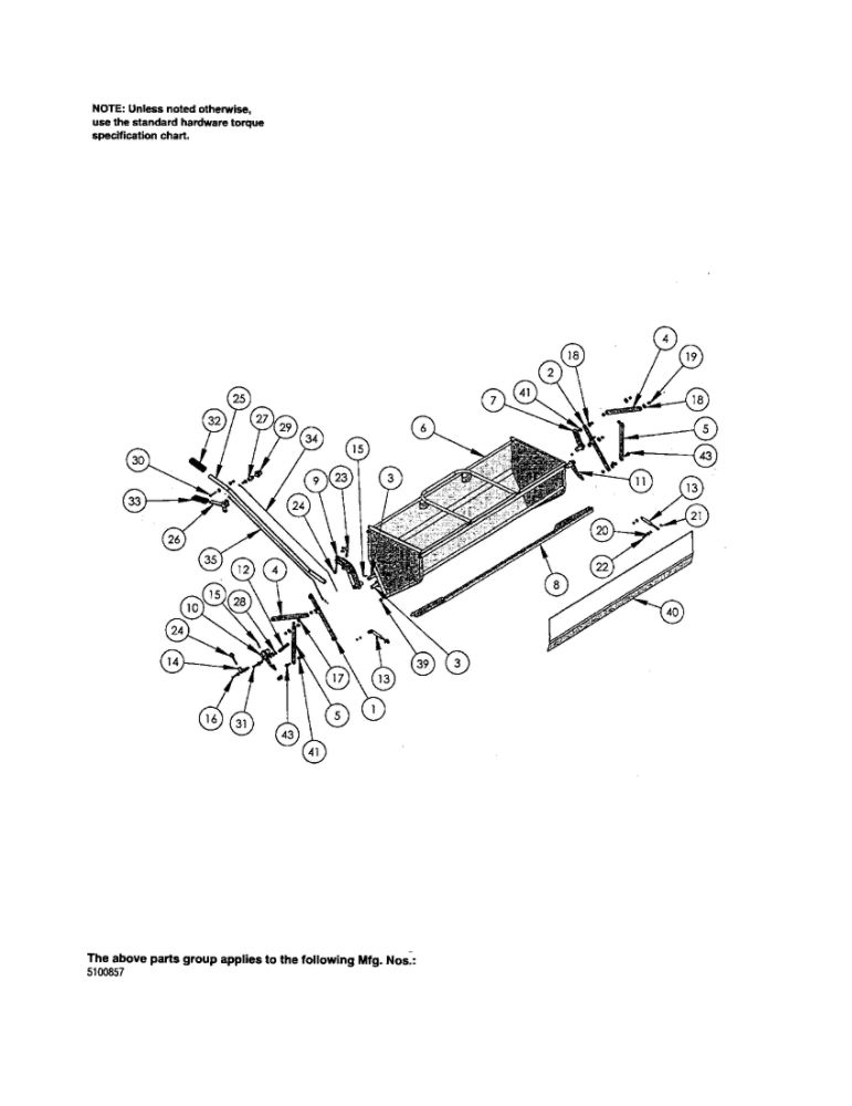 3-Bag Dump From Seat Diagram and Parts List for 5600004  Snapper Lawn Tractor Accessories