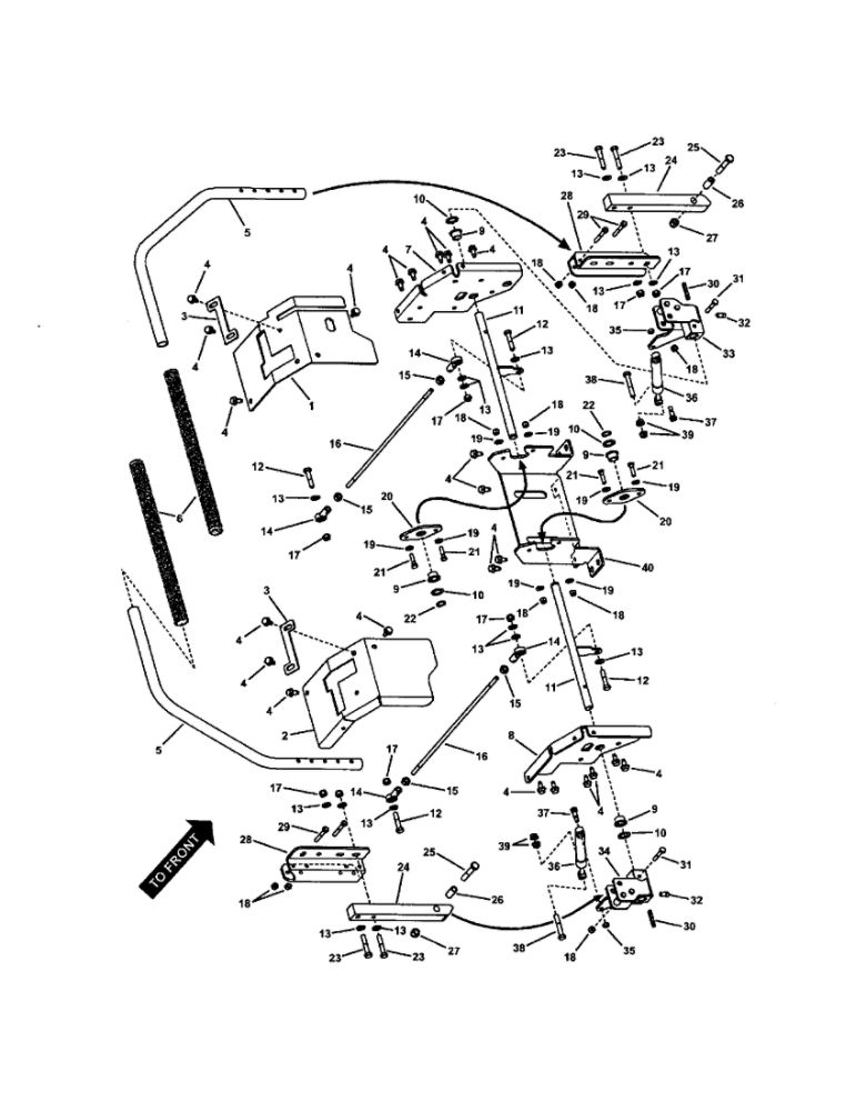 Twin Stick Control Diagram and Parts List for NZMX32734BV  Snapper Lawn Mower