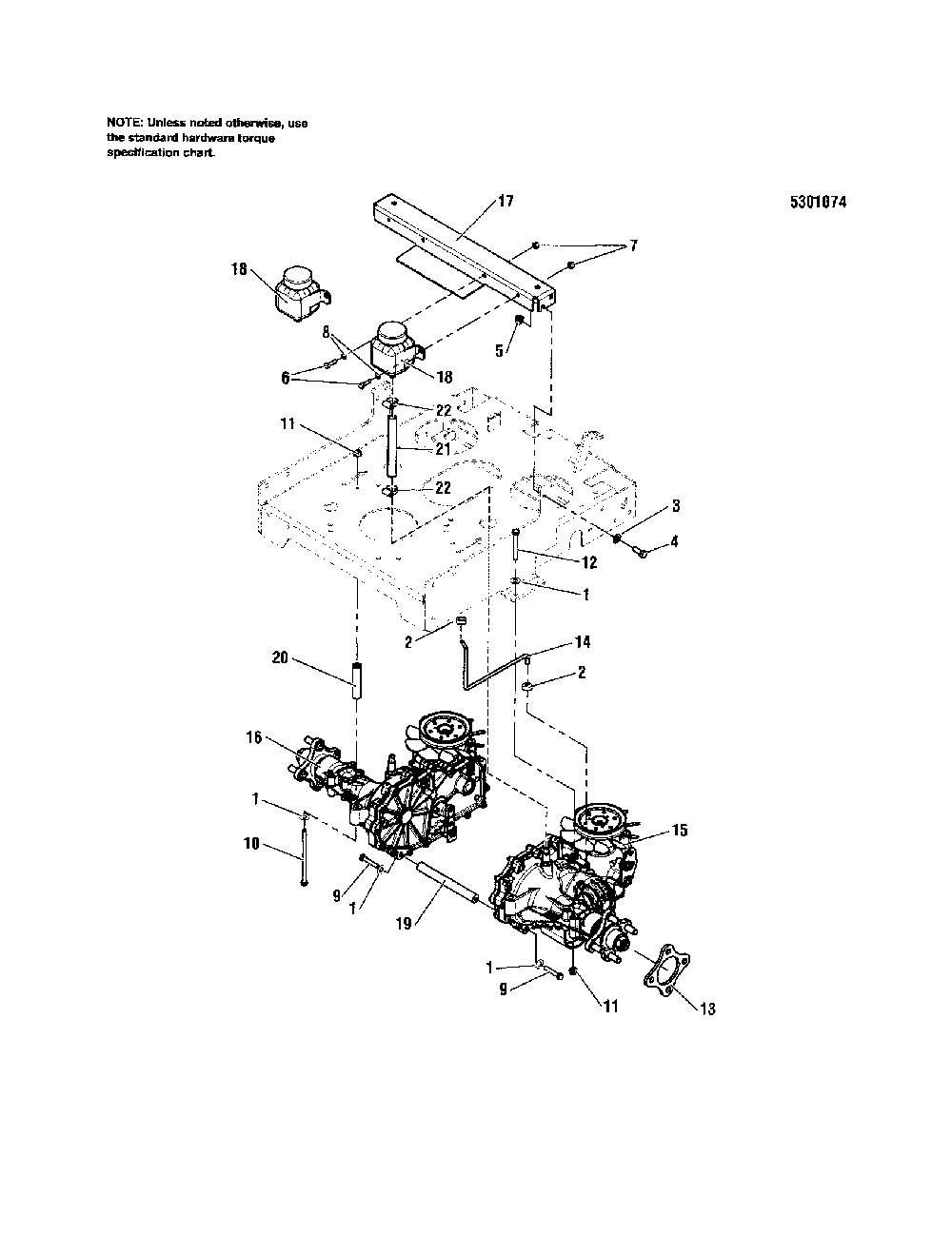 Hydraulic Diagram and Parts List for 5900702  Snapper Lawn Mower