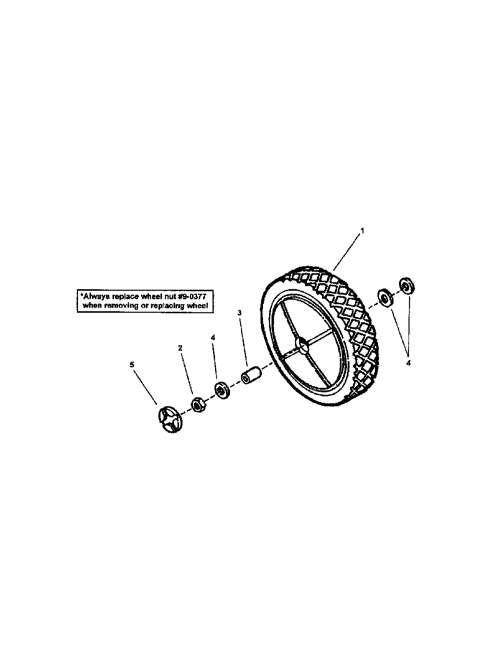 Front wheels Diagram and Parts List for RP216018KWV  Snapper Lawn Mower