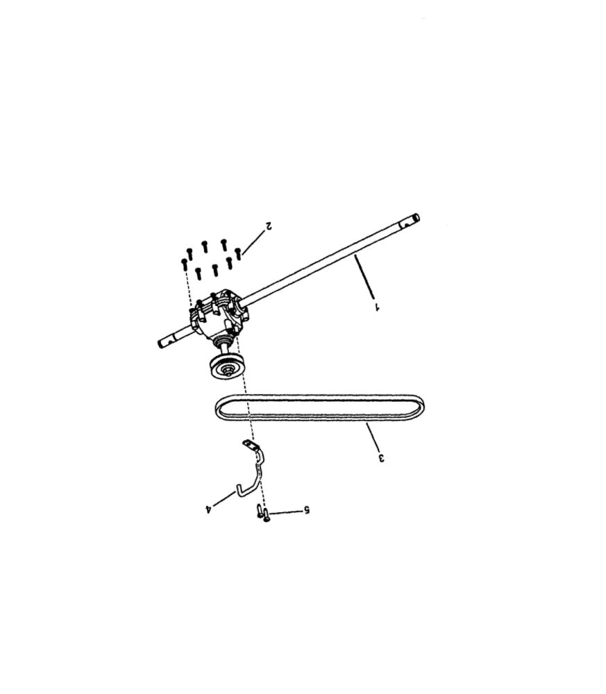 Transmission (22 Inch) Diagram and Parts List for 7800230 NSPV22675HW Snapper Lawn Mower