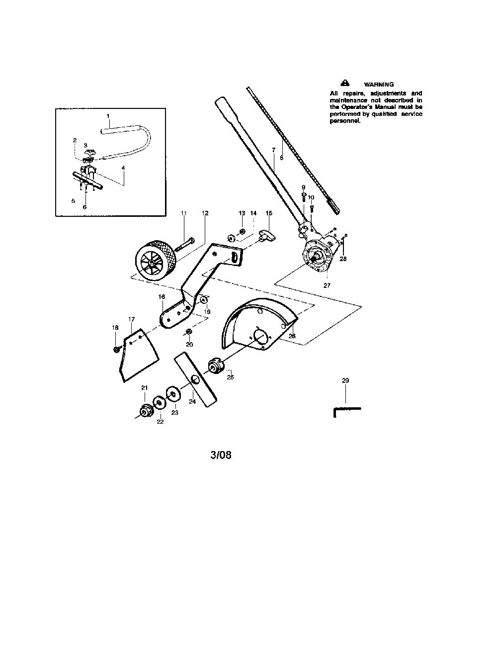 Weed 'n edge Diagram and Parts List for SNE31  Snapper Trimmer
