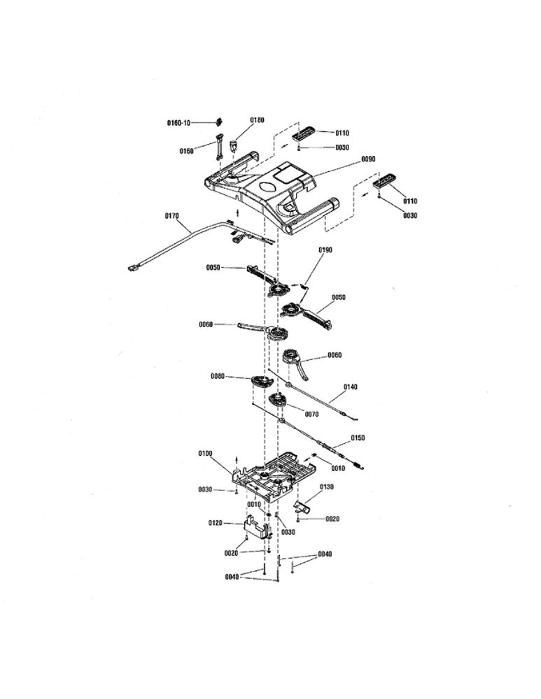 React Drive Control-Electric Start Diagram and Parts List for 7800829 SPXV22725 Snapper Lawn Mower