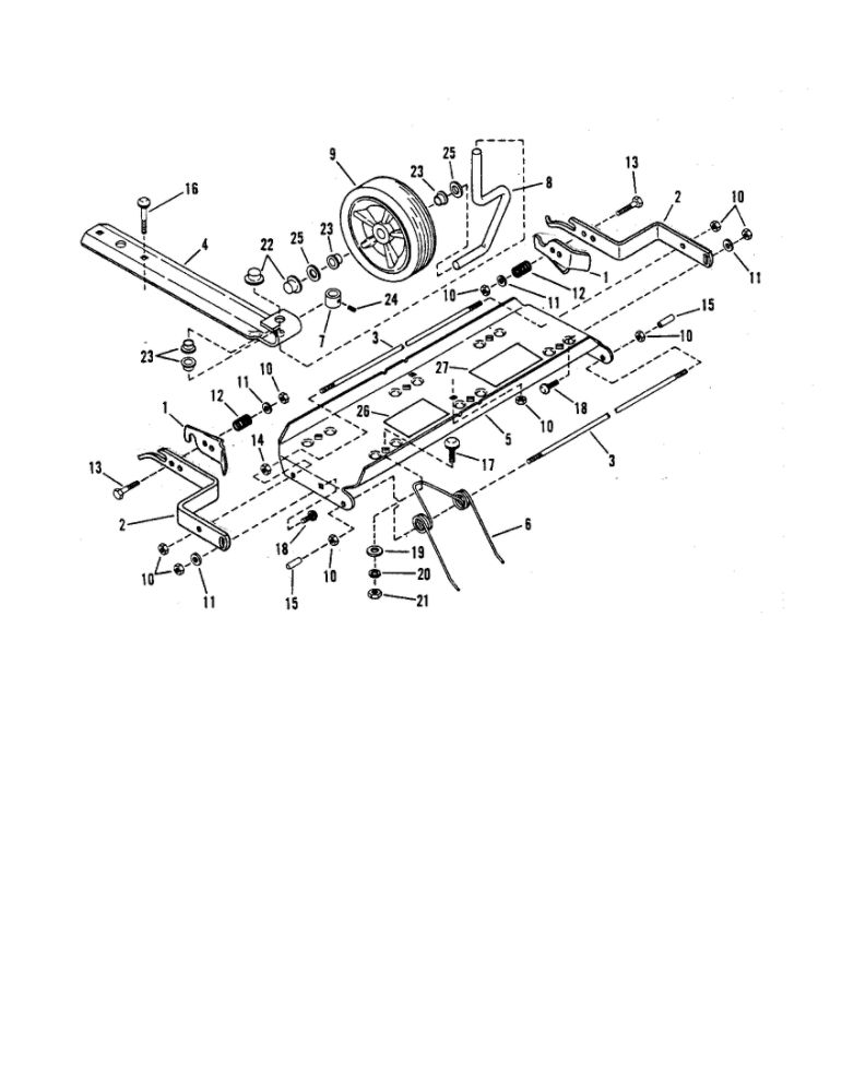 Accessory/Thatcherizer Diagram and Parts List for EP21500E  Snapper Lawn Mower