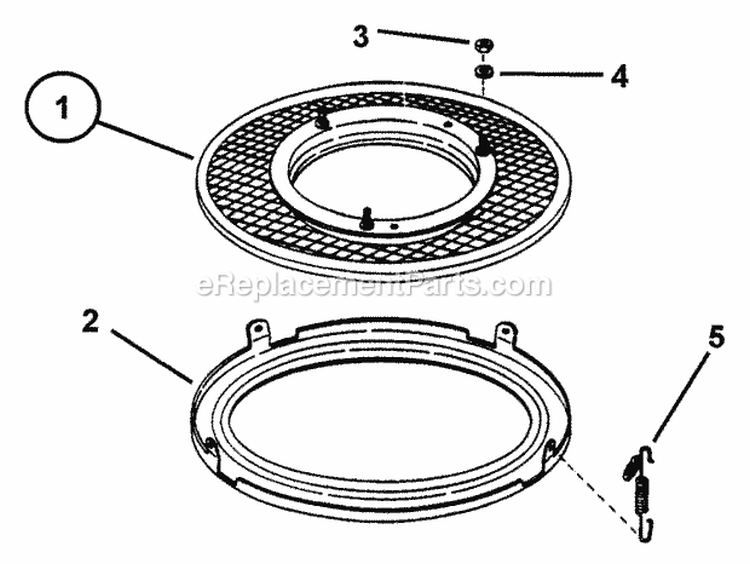 Snapperizer (Accessory) Diagram and Parts List for CP215013KWV 84667 Snapper Lawn Mower