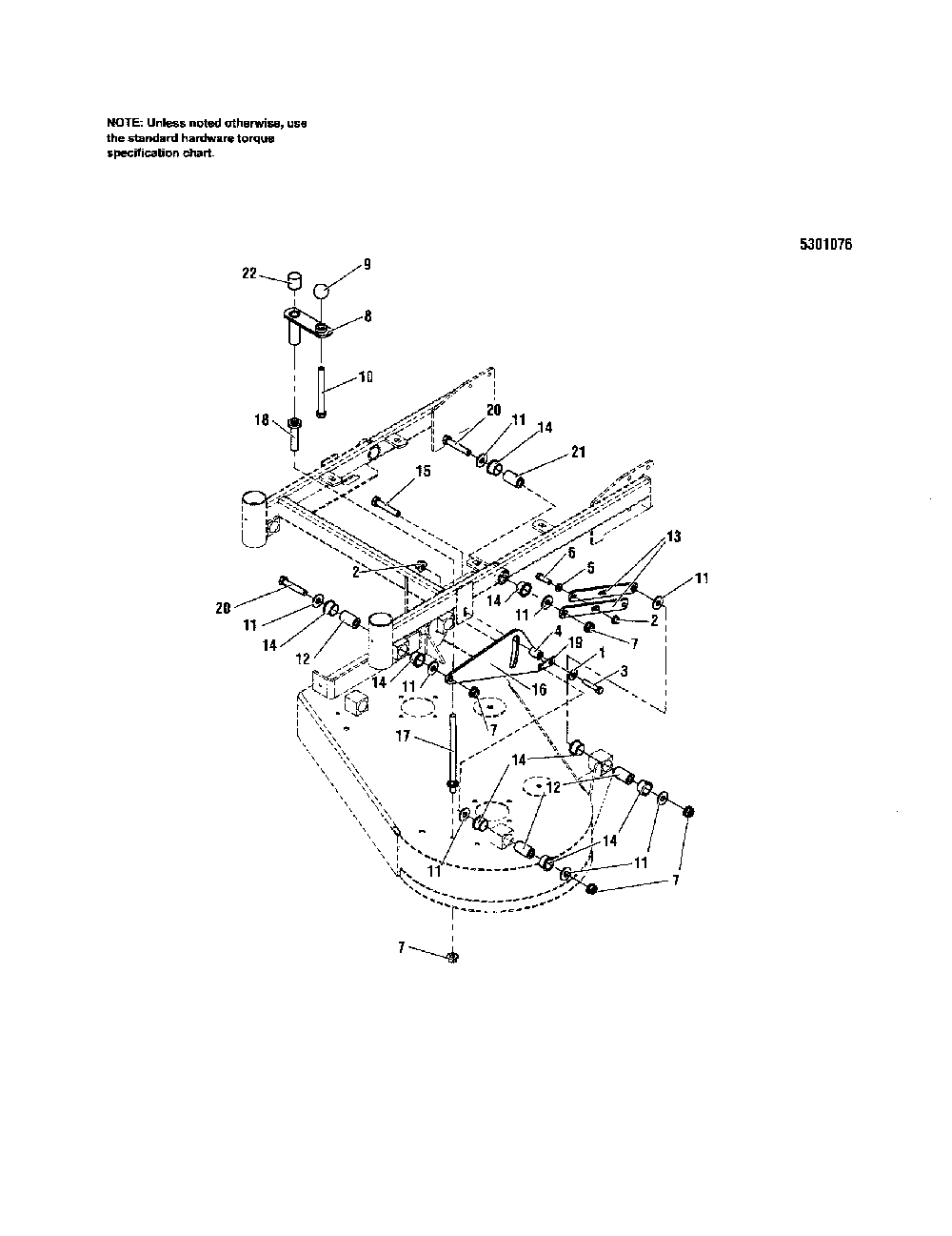Deck lift Diagram and Parts List for 5900702  Snapper Lawn Mower