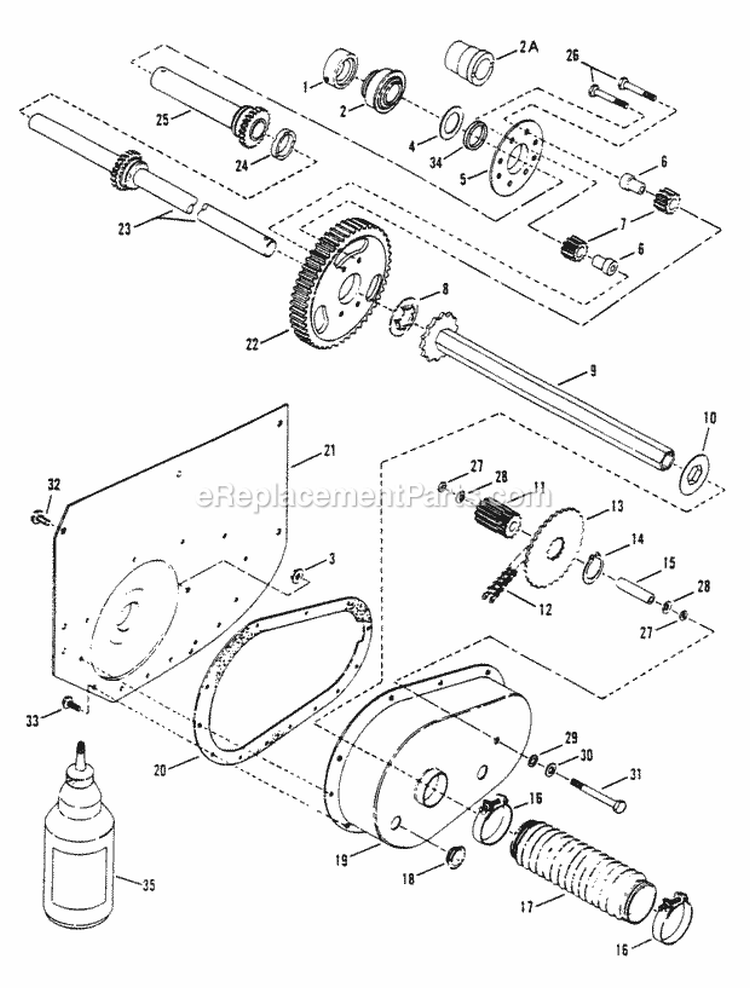 Differential RH Fender Diagram and Parts List for E250815BE Euro Snapper Lawn Tractor