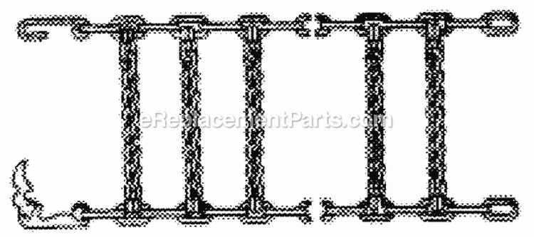 Tire Chain Kits For Snow Hog Tires Diagram and Parts List for E9266  Snapper Snow Blower