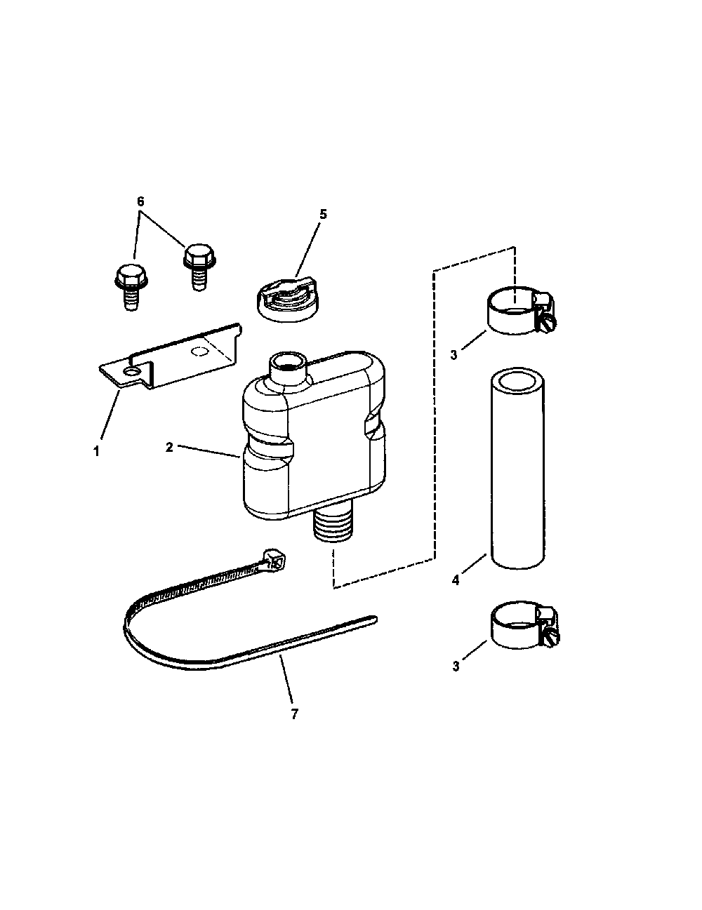 Hydro reservoir Diagram and Parts List for WLT145H38GKV  Snapper Lawn Tractor