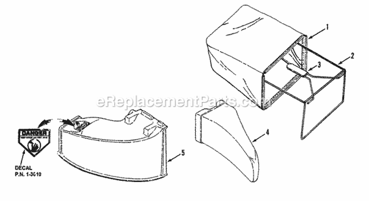 Accessories Diagram and Parts List for ECLP21650RV Euro Snapper Lawn Mower