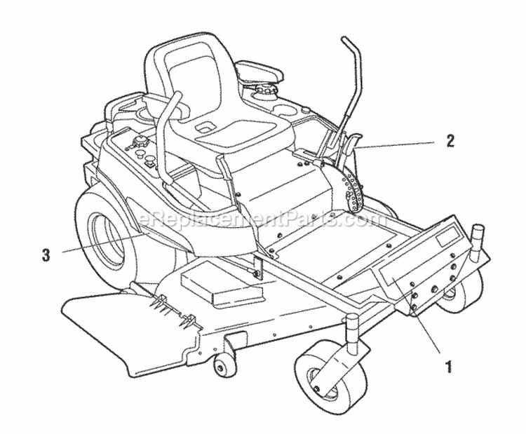 Decal Group - Brand  Model Diagram and Parts List for EZT2050 5900735 Snapper Lawn Tractor