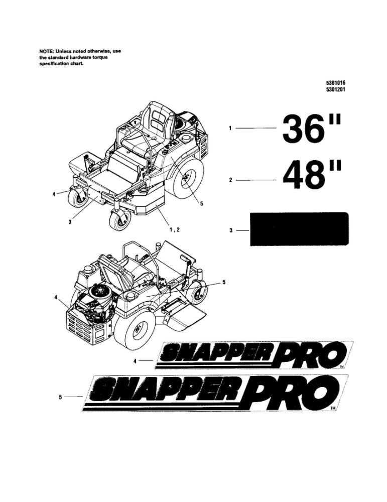 Decalbrand And Diagram and Parts List for 5900709  Snapper Lawn Mower