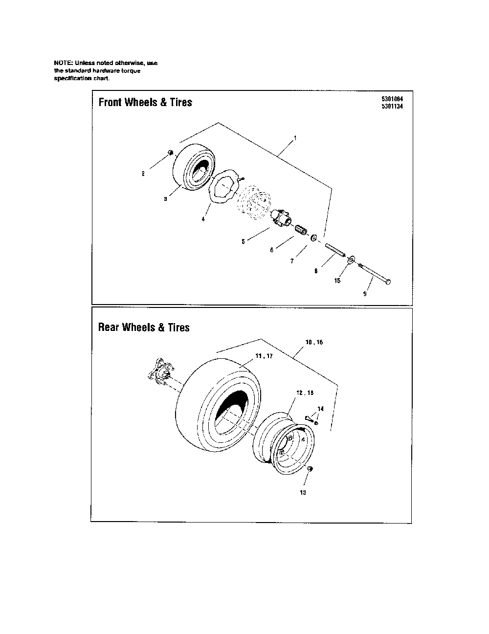 Tire and wheel Diagram and Parts List for 5900702  Snapper Lawn Mower