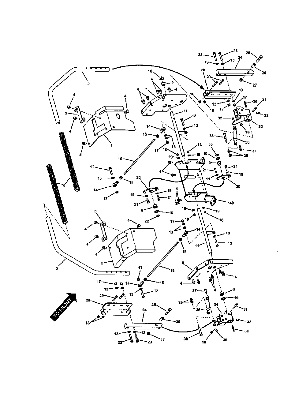 Twin stick control Diagram and Parts List for NZMX30614KH  Snapper Lawn Mower