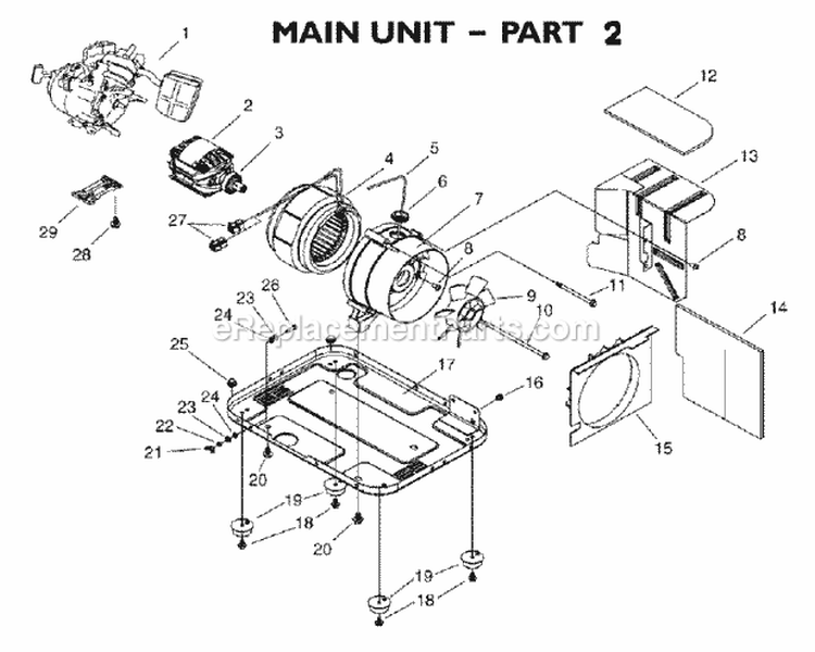 Engine  Generator Diagram and Parts List for G10000  Snapper Generator