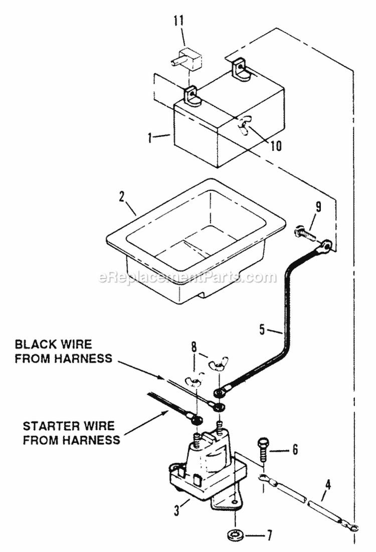 Electrical Components Diagram and Parts List for ELT130G38AB  Snapper Lawn Tractor