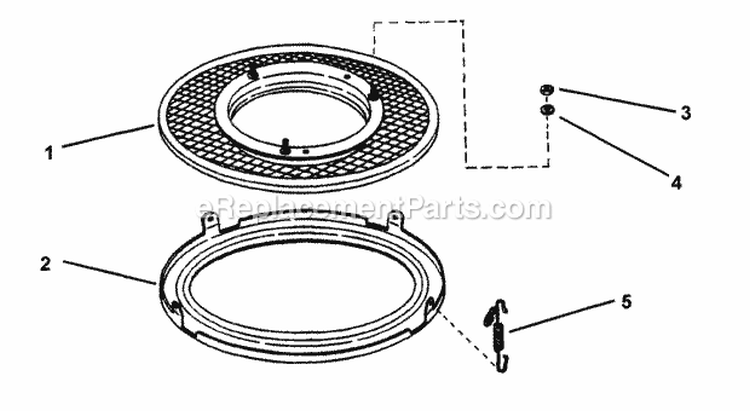 Accessory - Snapperizer Diagram and Parts List for MR215015T  Snapper Lawn Mower