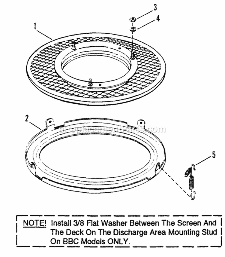Snapperizer Diagram and Parts List for PB21550V  Snapper Lawn Mower