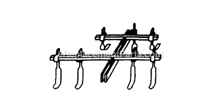 7060560 Shovel Cultivator Kit Diagram and Parts List for R5000  Snapper Tiller
