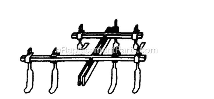 7060561 Sweep Cultivation Kit Diagram and Parts List for R5000  Snapper Tiller