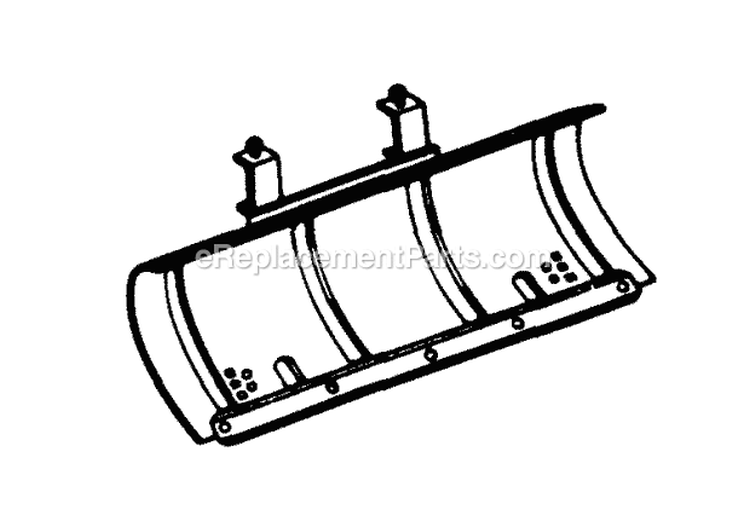 7060606 Dozer Blade Kit Diagram and Parts List for R5000  Snapper Tiller