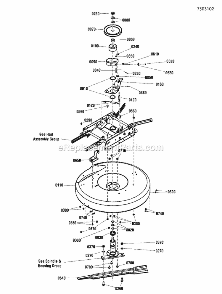 28 Deck Assembly Rer Diagram and Parts List for RE100  Snapper Lawn Tractor