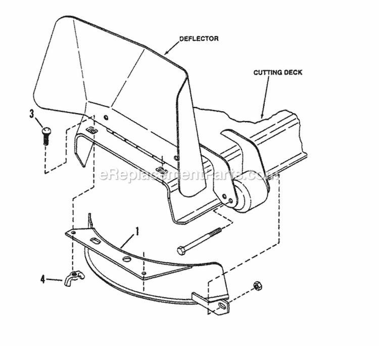 Recycling Kit For 42 Models Diagram and Parts List for ELT160H422BV 80548 Snapper Lawn Tractor