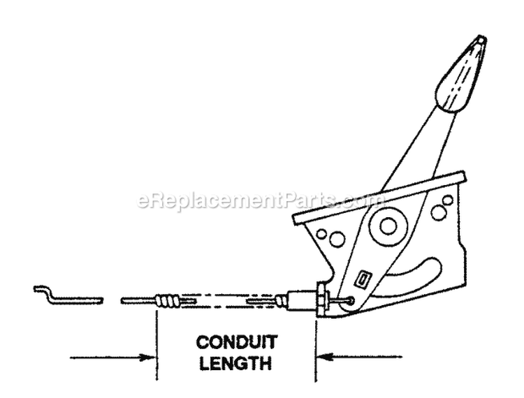 Throttle Controls - Series 7 Diagram and Parts List for 21357B  Snapper Lawn Mower