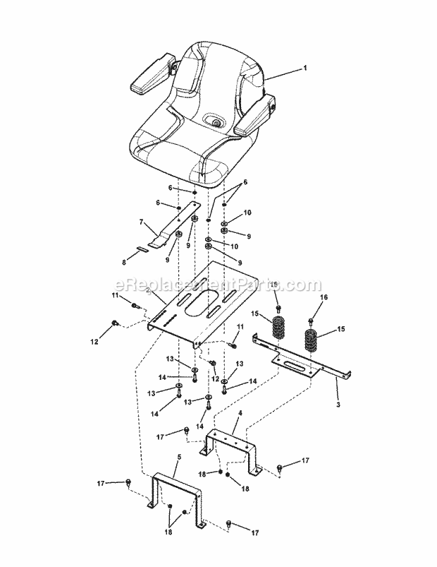Fender_Group Diagram and Parts List for RZT26520  Snapper Lawn Mower