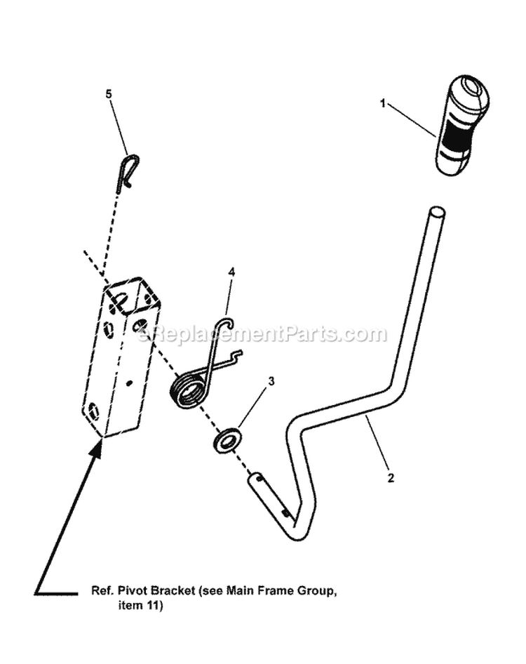 Housing Suspension Group Diagram and Parts List for CSLT23460 7800344 Snapper Lawn Tractor