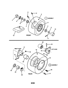 Part Location Diagram of 7011022 Snapper HUBCAP