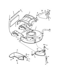 Guards/Covers Diagram and Parts List for 7800169 SPV211S Snapper Lawn Mower