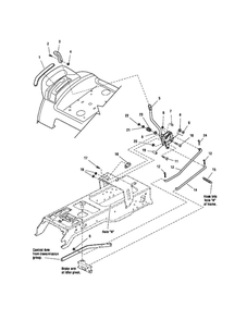 Cruise Control Diagram and Parts List for GT23540 1694621 Snapper Lawn Tractor