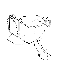 Accessory grass bag Diagram and Parts List for NFR216012  Snapper Lawn Mower