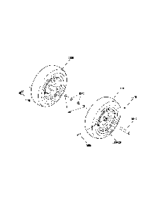 Wheels Diagram and Parts List for 130887650  Snapper Snow Blower