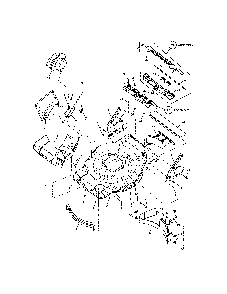 Deck-front wheel drive/hi-wheel Diagram and Parts List for 130381460  Snapper Lawn Mower