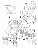Part Location Diagram of 7090624YP Murray HFLB #10CF X3/4 GR5