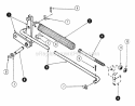 Part Location Diagram of 49667 Snapper Bracket, Rockshaft
