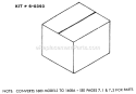Rear PTO Kit - Accessory Diagram and Parts List for 1600 80024 Snapper Lawn Tractor
