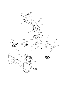 Discharge chute Diagram and Parts List for 130887660  Snapper Snow Blower