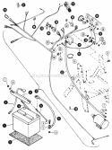 Part Location Diagram of 7011138YP Murray Lawn Mower Ignition Key Pair