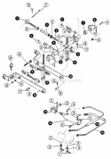 Part Location Diagram of 703347 Murray Lawn Mower Hex Center Lock Nut