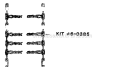 Tire Chains Diagram and Parts List for 1650 80424 Snapper Lawn Tractor